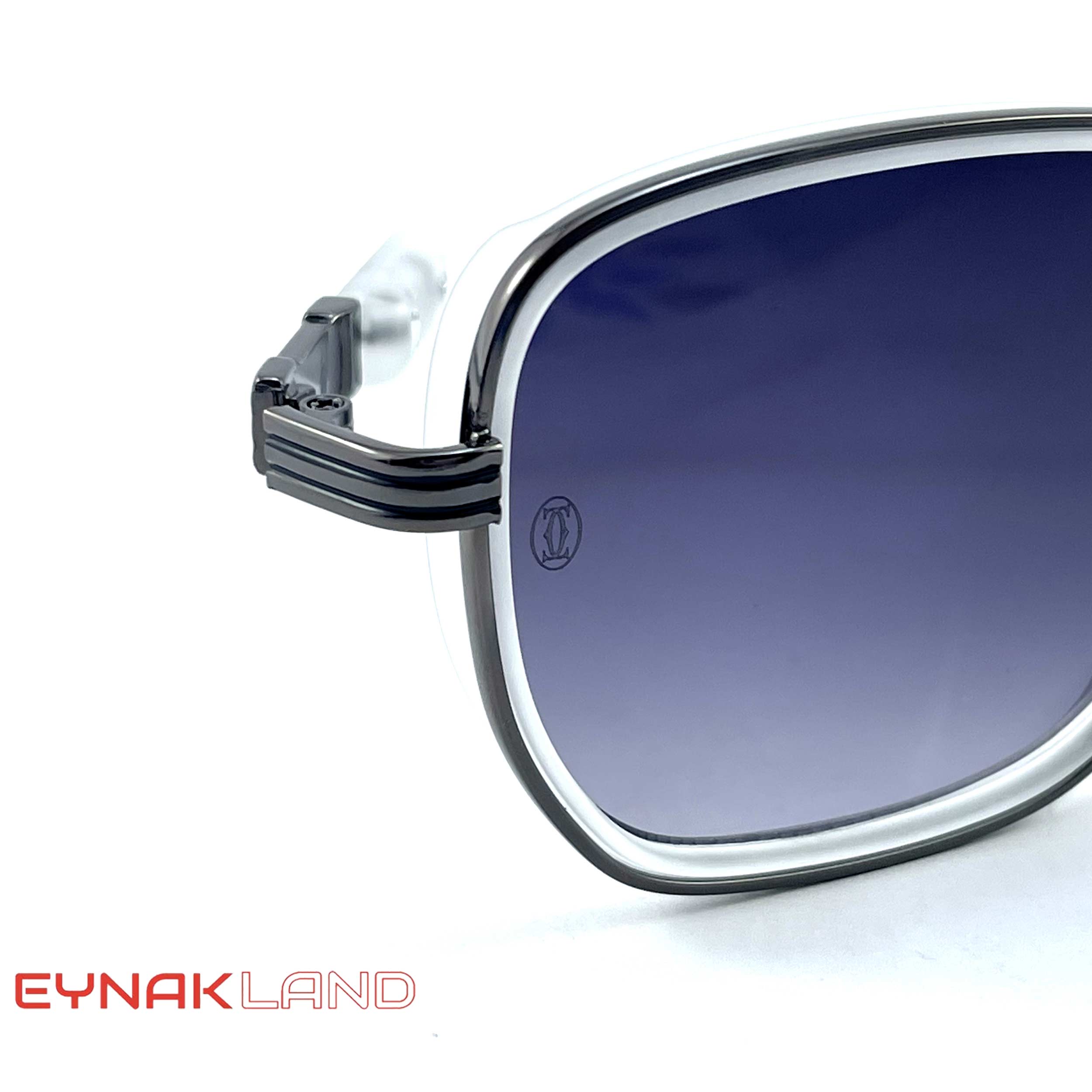عینک آفتابی مردانه کارتیر (Cartier) نمایش فریم و عدسی